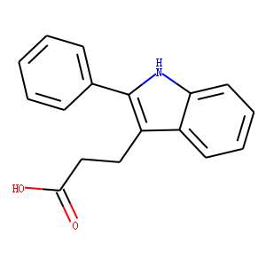 3-(2-Phenyl-1H-indol-3-yl)propanoic acid