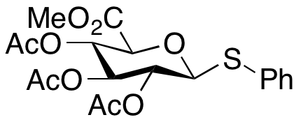 Phenyl 1-thio-β-D-glucopyranosiduronic Acid Methyl Ester 2,3,4-Triacetate