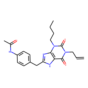 N-[4-(1-Allyl-3-butyl-2,6-dioxo-2,3,6,7-tetrahydro-1H-purin-8-ylmethyl)phenyl]acetamide