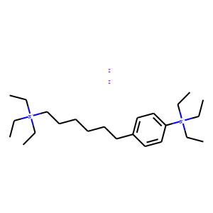 Ammonium, (6-(p-triethylammoniophenyl)hexyl)triethyl-, diiodide