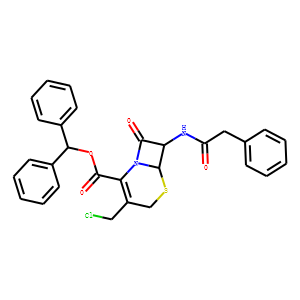 7-Phenylacetamide-3-chloromethyl-3-cephem-4-carboxylic Acid Diphenylmethyl Ester