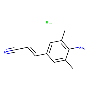 (E)-3-(4-Amino-3,5-dimethylphenyl)acrylonitrile Hydrochloride