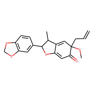  1,6-Dihydro-4,7'-epoxy-1-methoxy- 3',4'-methylenedioxy-6-oxo-3,8'-lignan