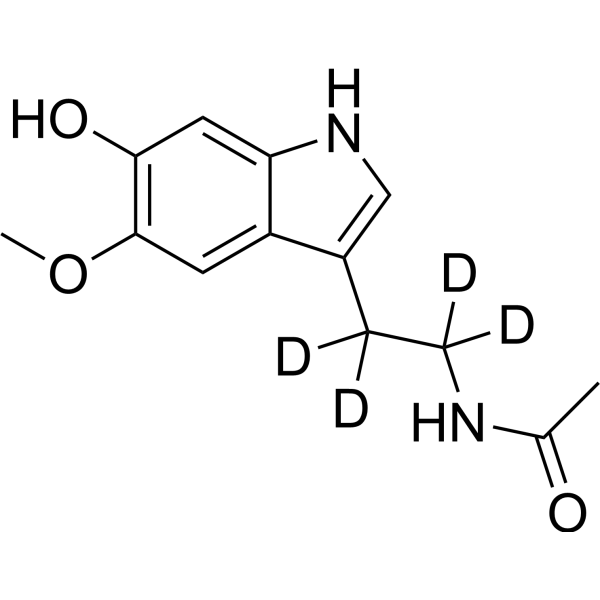 6-Hydroxy Melatonin-d4 (Major)
