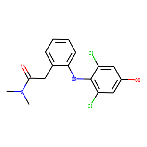 2-[2-(2’,6’-Dichloro-4’-hydroxphenylamino)phenyl]-N,N-dimethylacetamide