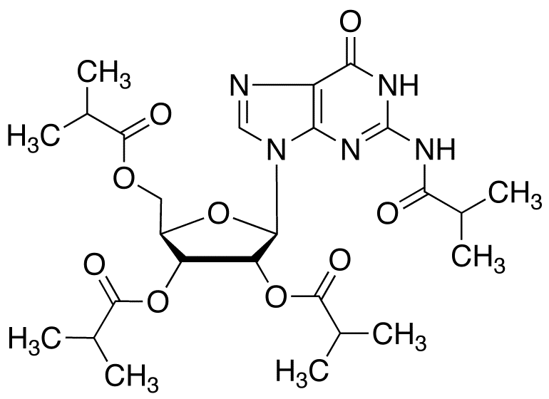 2-Isobutyramido Guanosine 2’,3’,5’-Tris(isobutanoate)