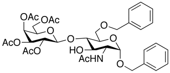 Benzyl 2-Acetamido-6-O-benzyl-4-(2,3,4,6-tetra-O-acetyl-β-D-galactopyranosyl)-2-deoxy-α-D-glucopyran