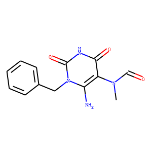 6-Amino-1-benzyl-5-(N-formyl-N-methyl)uracil