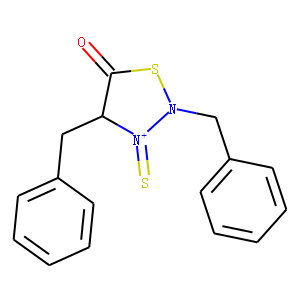 2,4-Dibenzyl-5-oxothiadiazolidine-3-thione