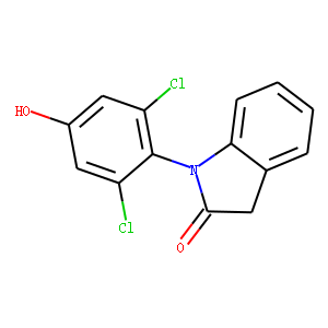 1-(2,6-Dichloro-4-hydroxphenyl)-1,3-dihydroindol-2-one