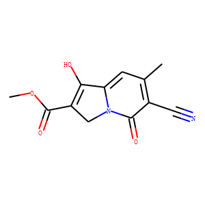 6-Cyano-3,5-dihydro-1-hydroxy-7-methyl-5-oxo-2-indolizinecarboxylic Acid Methyl Ester