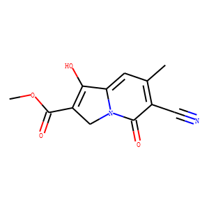 6-Cyano-3,5-dihydro-1-hydroxy-7-methyl-5-oxo-2-indolizinecarboxylic Acid Methyl Ester 