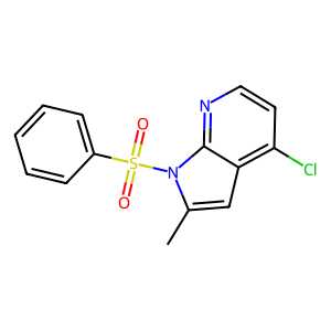 4-chloro-2-methyl-1-(phenylsulfonyl)-1H-pyrrolo[2,3-b]pyridine