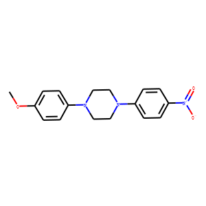 1-(4-Methyloxy-phenyl)-4-(4-nitro-phenyl)-piperazine