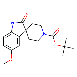 1’-Boc-1,2-dihydro-5-methoxy-2-oxo-spiro[3h-indole-3,4’-piperidine]