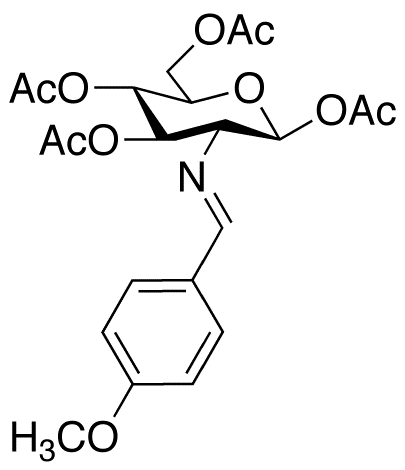2-(4-Methoxybenzylidene)imino-2-deoxy-1,3,4,6-Tetra-O-acetyl-β-D-glucopyranose