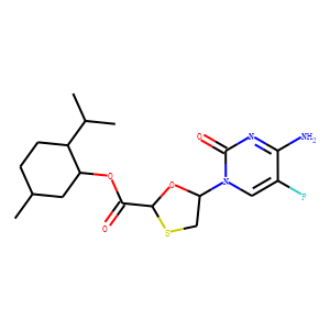 (2R,5S)-5-(4-Amino-5-fluoro-2-oxo-1(2H)-pyrimidinyl)-1,3-oxathiolane-2-carboxylic Acid (1R,2S,5R)-5-