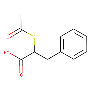 (S)-2-Acetylthio-3-phenylpropionic Acid