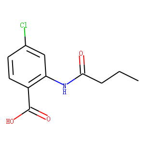 2-Butanamido-4-chlorobenzoic acid
