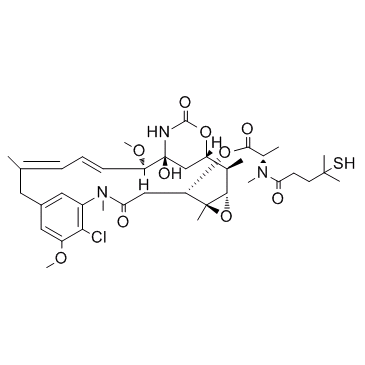 N2’-Deacetyl-N2’-(4-mercapto-4-methyl-1-oxopentyl)-maytansine