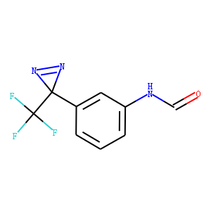 3-(Trifluoromethyl)-3-[m(formamide)phenyl]diazirine