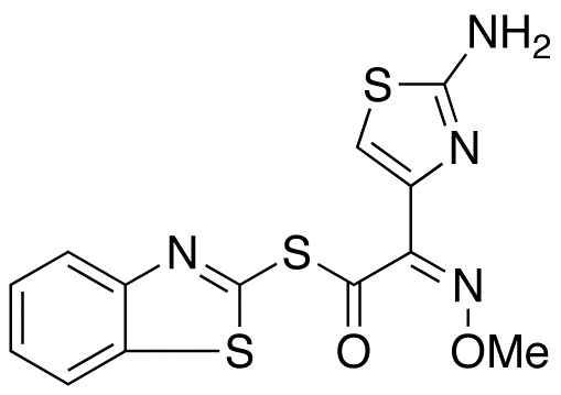 S-2-Benzothiazolyl-2-amino-α-(methoxyimino)-4-thiazolethiolacetate