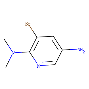 5-Amino-3-bromo-2-(N,N-dimethylamino)pyridine