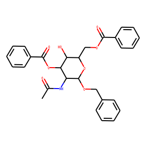 Benzyl 2-Acetamido-3,6-di-O-benzoyl-2-deoxy-α-D-glucopyranoside