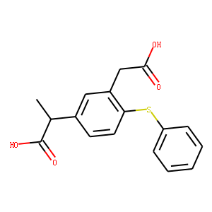 2-(3-(Carboxymethyl)-4-(phenylthio)-phenyl)propanoic Acid