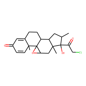 17α-Hydroxy-21-chloro-9β,11β-epoxy-16α-methylpregna-1,4-diene-3,20-dione