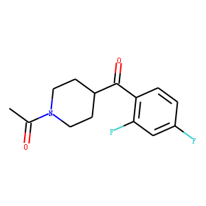 1-[4-(2,4-Difluorobenzoyl)piperidin-1-yl]ethanone