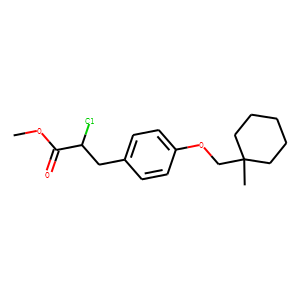 Methyl 2-Chloro-3-[4-(1-methylcyclohexylmethoxy)phenyl] Propionate