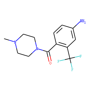 [4-Amino-2-(trifluoromethyl)phenyl](4-methyl-1-piperazinyl)methanone