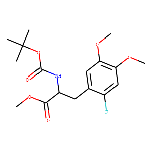 N-tert-Butoxycarbonyl-2-fluoro-5-methoxy-4-O-methyl-L-tyrosine Methyl Ester