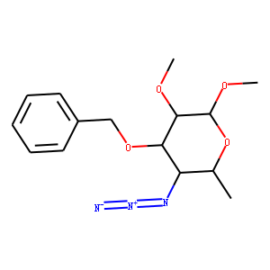 Methyl 4-Azido-4,6-dideoxy-2-O-methyl-3-O-benzyl-α-D-glucopyranoside