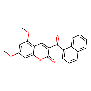 5,7-Dimethoxy-3-(1-naphthoyl)coumarin