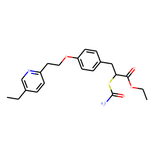 α-[(Aminocarbonyl)thio]-4-[2-(5-ethyl-2-pyridinyl)ethoxy]benzenepropanoic Acid Ethyl Ester(Pioglitaz