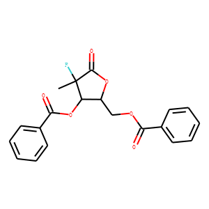 (2R)-2-Deoxy-2-fluoro-2-methyl-D-erythropentonic Acid γ-Lactone 3,5-Dibenzoate