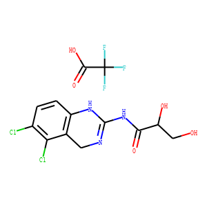 N-(5,6-Dichloro-1,4-dihydro-2-quinazolinyl)-2,3-dihydroxypropanamide 2,2,2-trifluoroacetate (1:1)