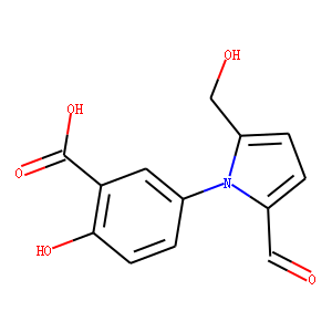 5-[2-Formyl-5-(hydroxymethyl)-1H-pyrrol-1-yl]-2-hydroxybenzoic Acid (>85percent by HPLC)