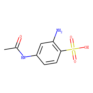 4-(Acetylamino)-2-aminobenzenesulfonic Acid