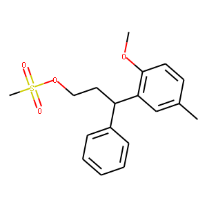 2-Methoxy-5-methyl-γ-phenylbenzenepropanol Methanesulfonate