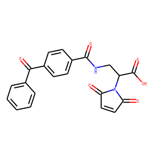 3-(Benzophenone-4-carboxamido)-2-maleimidopropanoic Acid