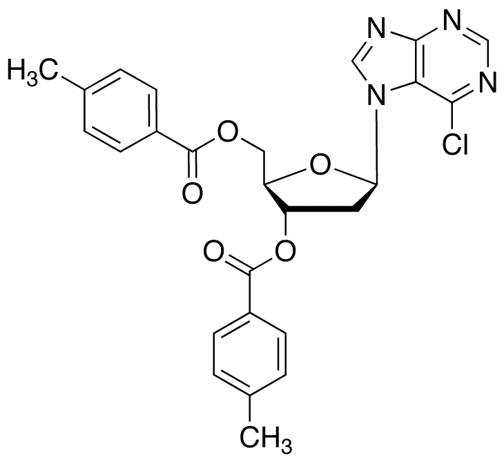 3,5-O-Ditoluoyl 6-Chloropurine-7-β-D-deoxyriboside
