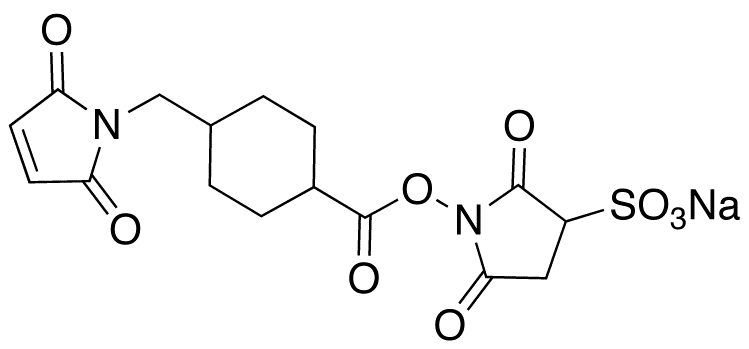 Sulfo-N-Succinimidyl 4-(Maleimidomethyl)cyclohexane-1-carboxylate, Sodium Salt, 90percent