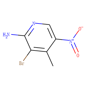 2-Amino-3-bromo-4-methyl-5-nitropyridine