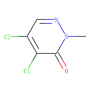 2-Methyl-4,5-dichloro-3-pyridazinone