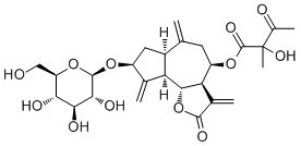 8β-(2-Hydroxy-2-methyl-3-oxobutyryloxy)glucozaluzanin C