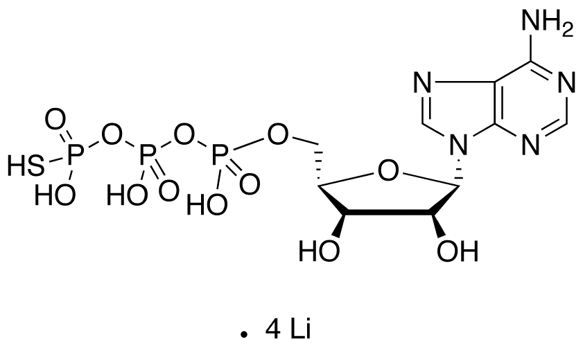 Adenosine 5’-[γ-thio]triphosphate Tetralithium Salt