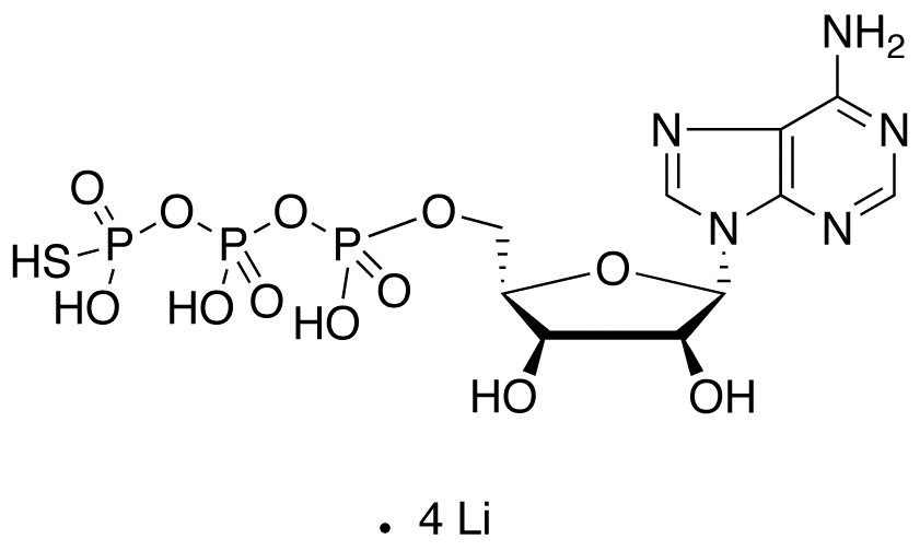 Adenosine 5’-[γ-thio]triphosphate Tetralithium Salt